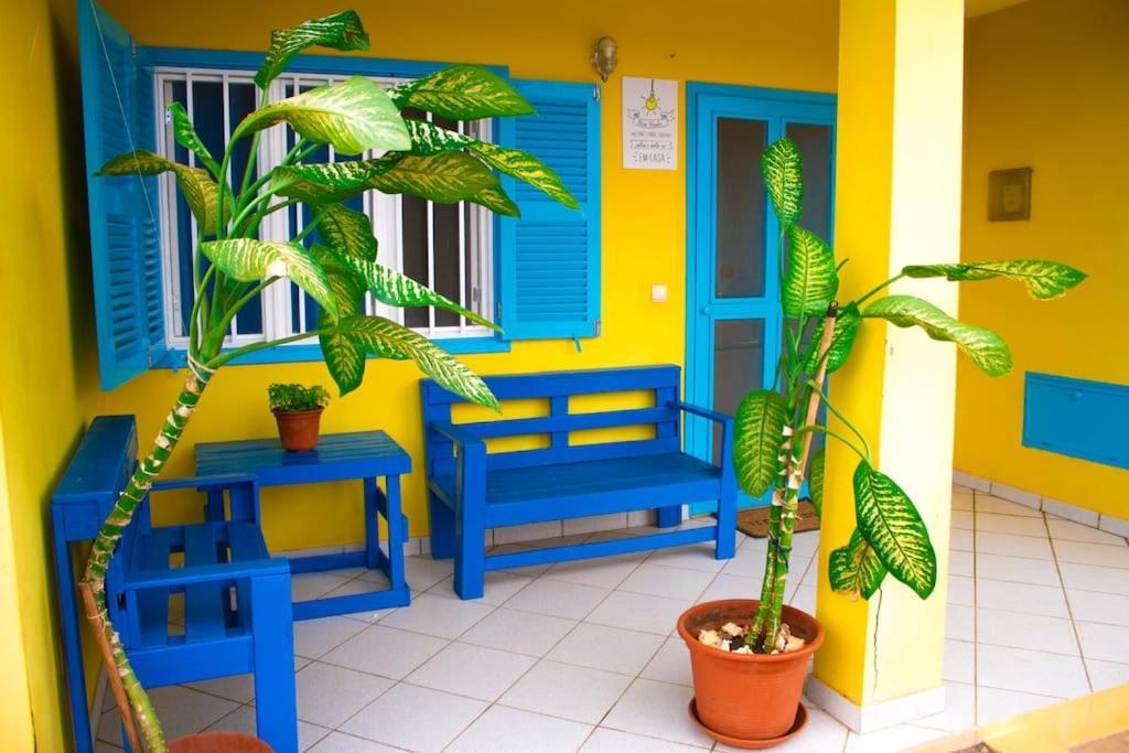 Relaxing Blue Flat Near Beach! Apartment Calheta Exterior photo